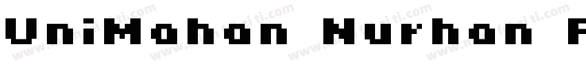 UniMahan Nurhan Fbc字体转换